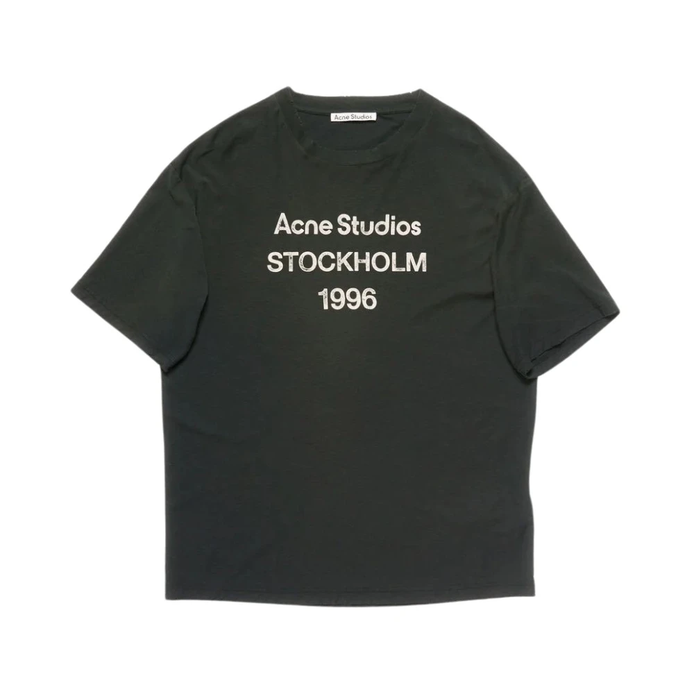 Acne Studios Stijlvol Zwart T-shirt Black Dames