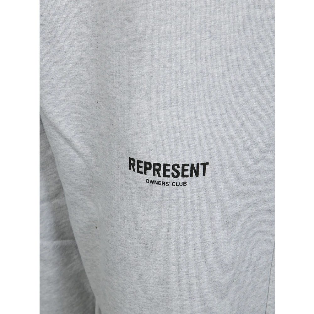 Represent Logo Print Joggingbroek Gray Heren
