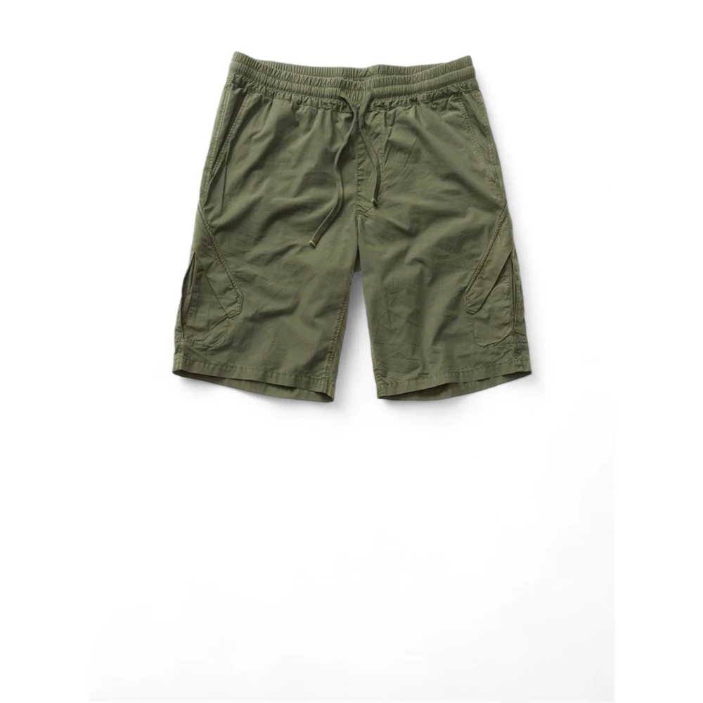 Blauer Militair Groene Bermuda Shorts met Zijzakken Green Heren
