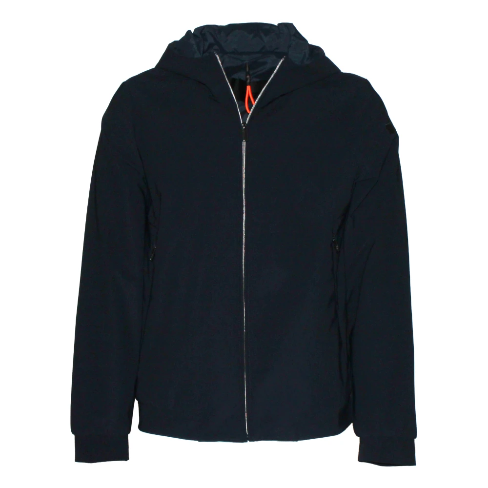 RRD Hooded Zip Coat Blue Heren