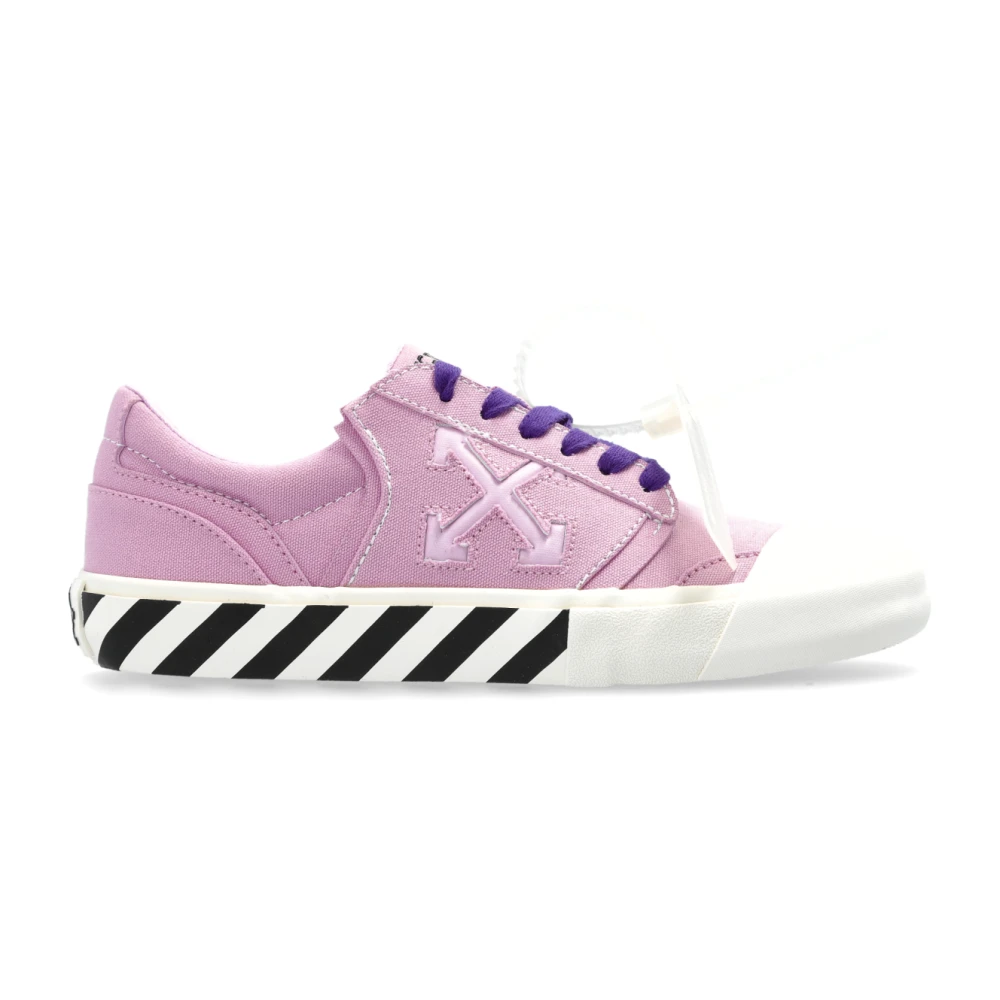 Off White Vulcanized Sneakers