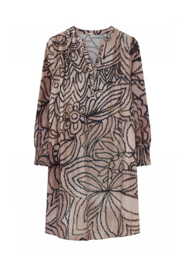 elegant-knee-dress-with-smock-cuffs