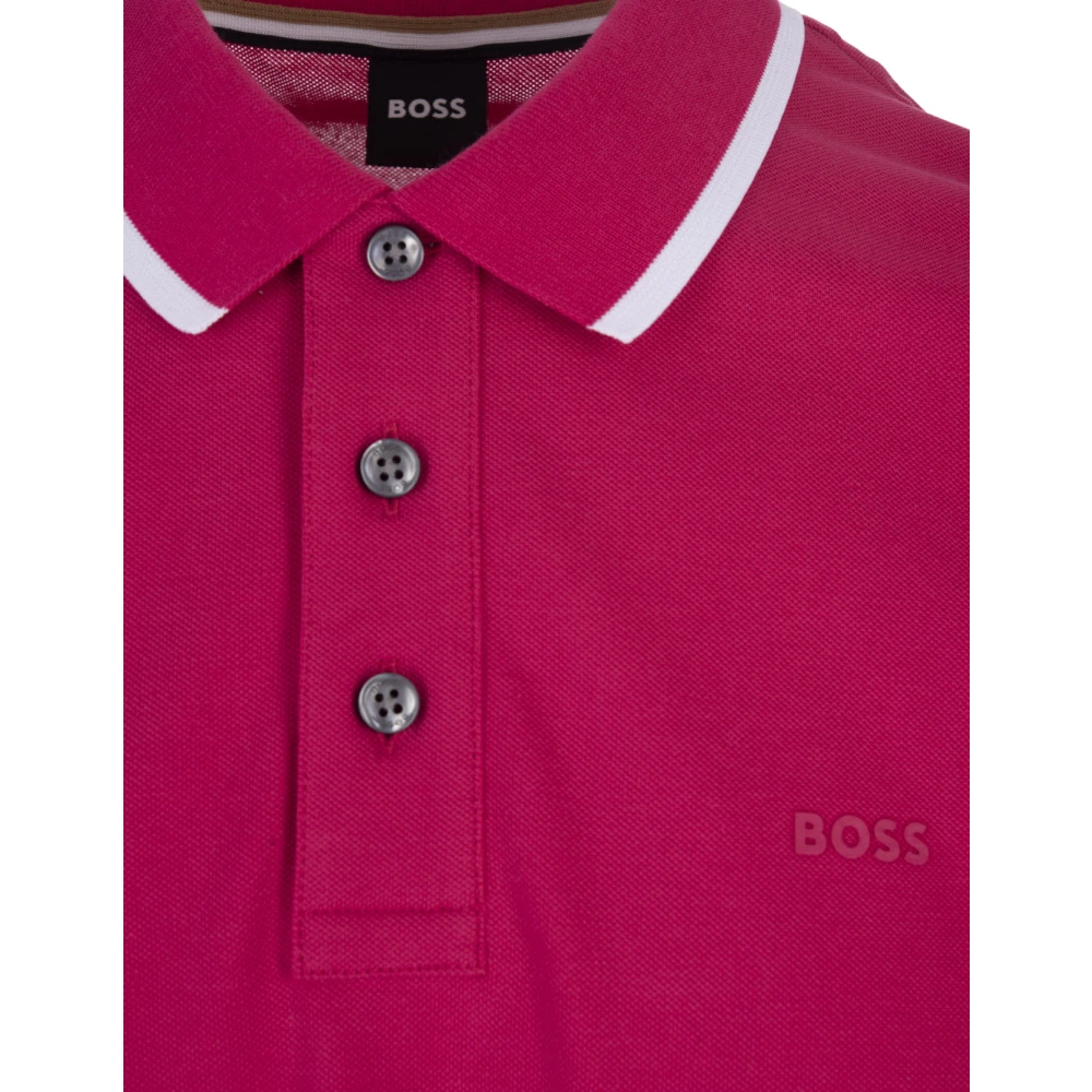 Hugo Boss Polo Shirts Red Heren