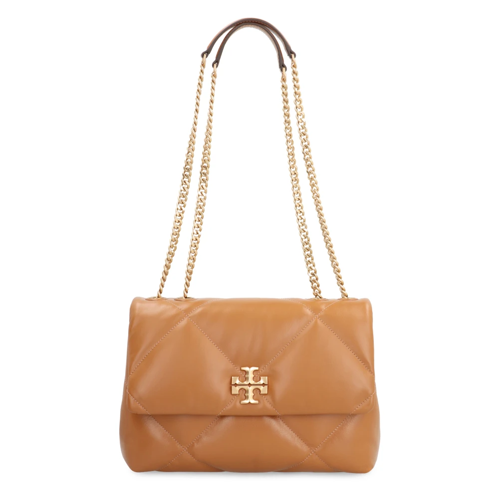 TORY BURCH Gewatteerde Leren Schoudertas Brown Dames