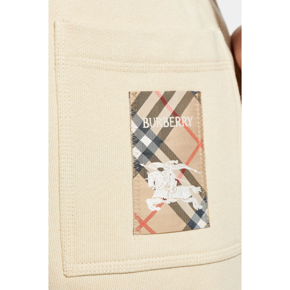 Burberry Sweatpants Beige Heren