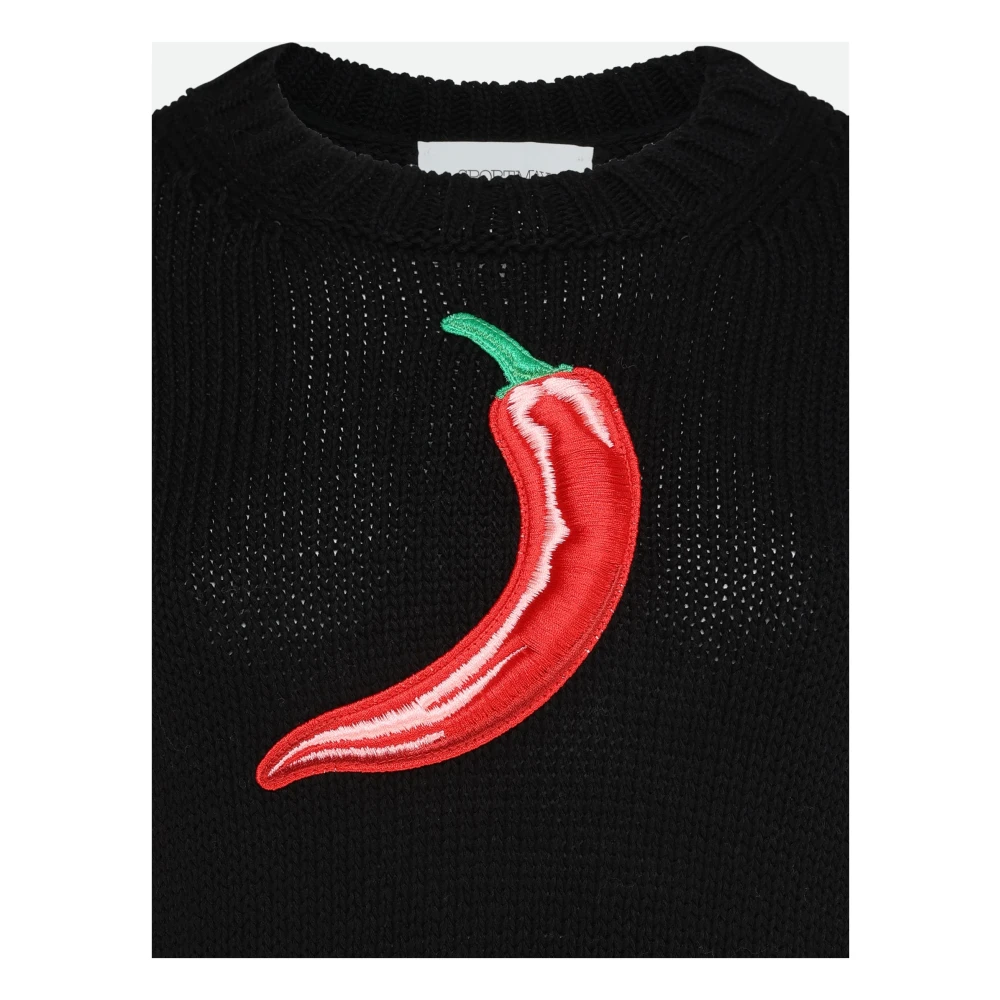 SPORTMAX Zwart T-shirt Black Dames