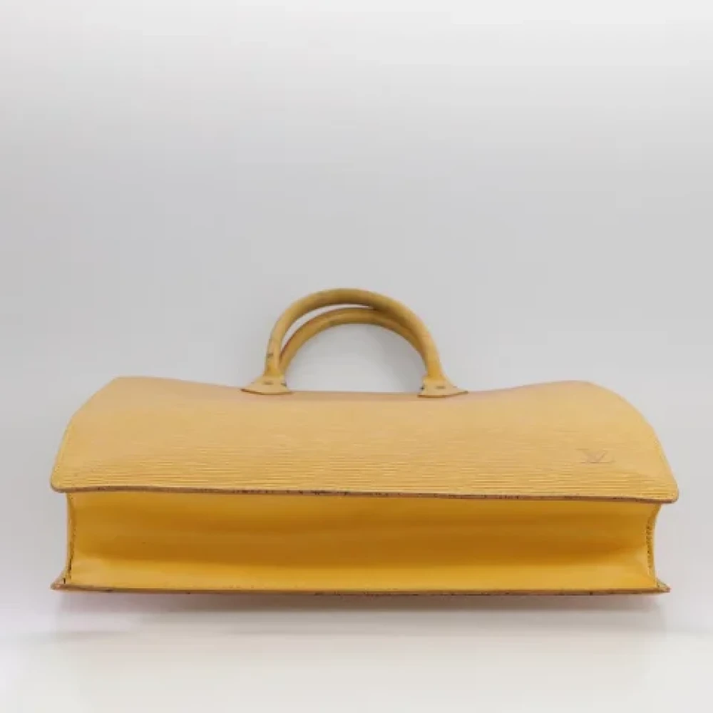 Louis Vuitton Vintage Pre-owned Leather handbags Yellow Dames