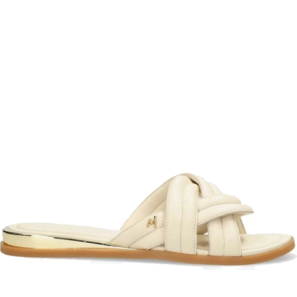 Mexx Women's Beige Sliders, 6 Uk, Slippers