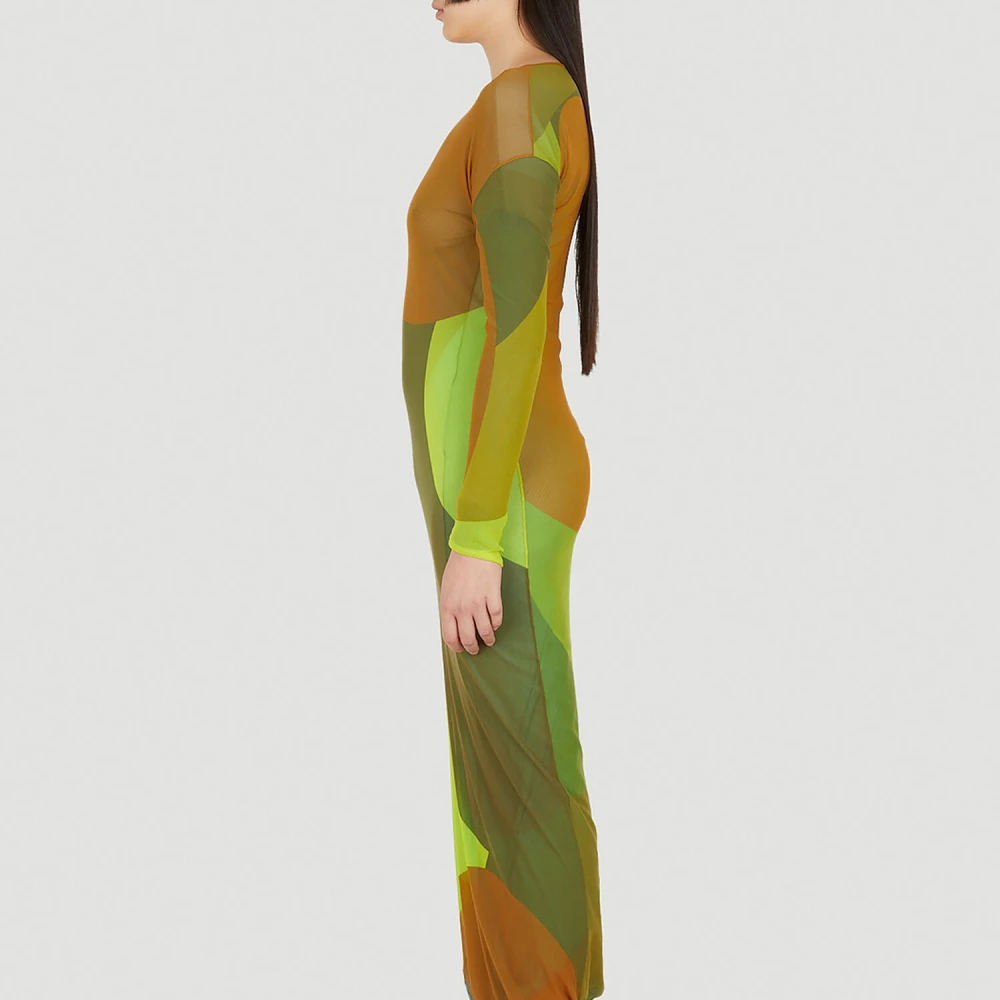 Paula Canovas del Vas Maxi Jurk Green Dames