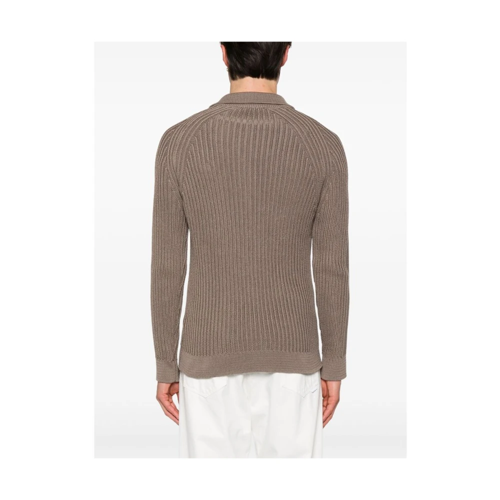 Tagliatore Trui Brown Heren