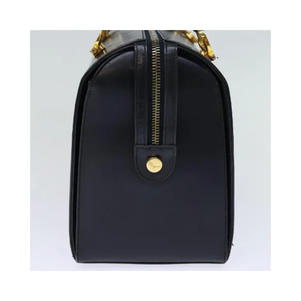 Salvatore Ferragamo Pre-owned Leather handbags Blue Dames