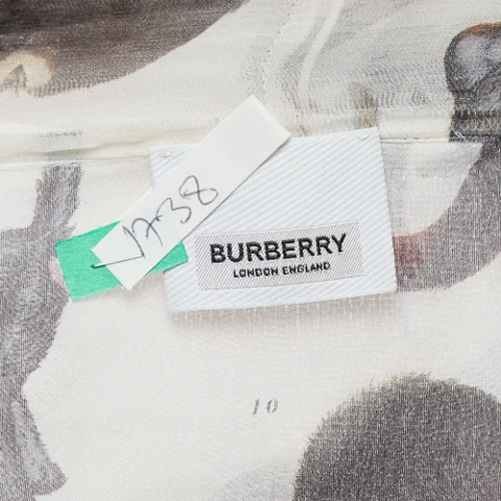 Burberry Vintage Pre-owned Silk tops Multicolor Dames