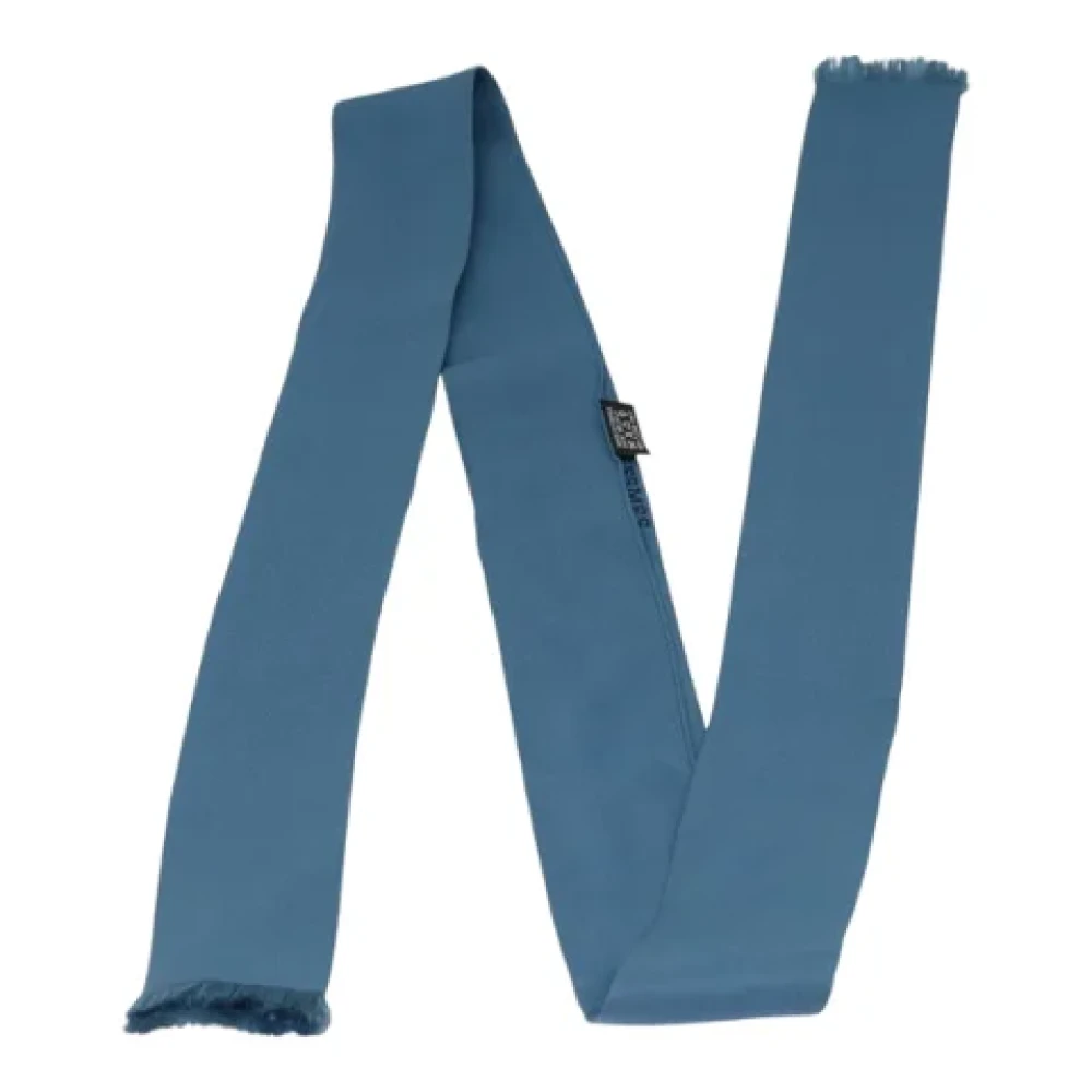 Hermès Vintage Pre-owned Silk scarves Blue Dames