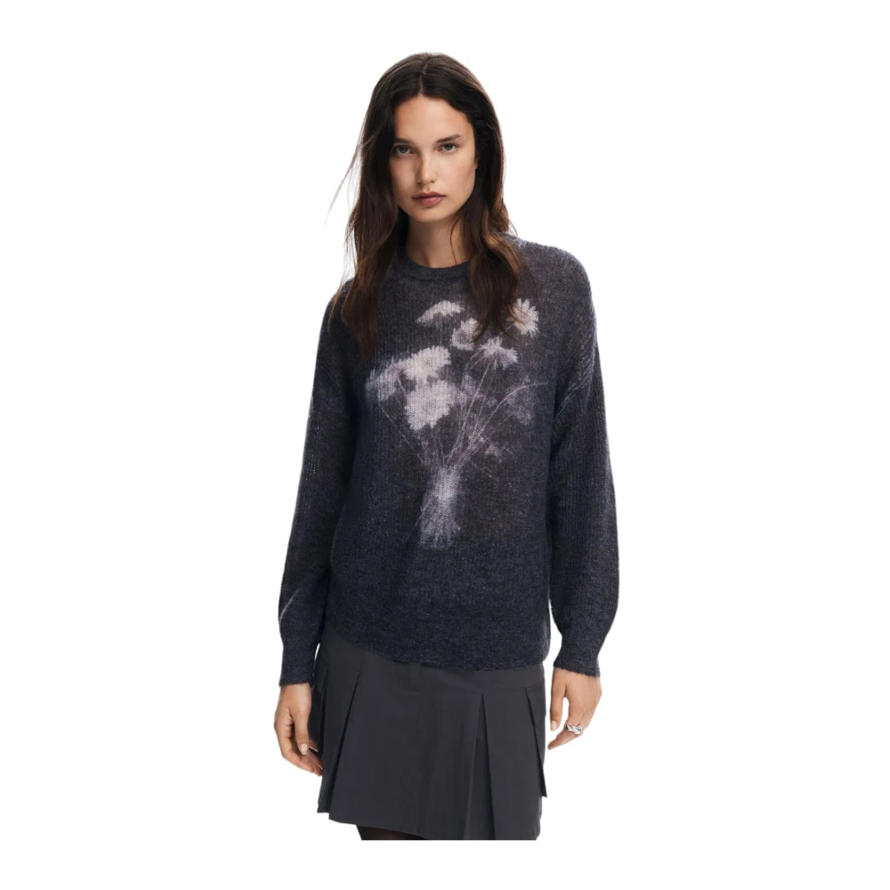 Desigual Dames Trui Jers Mississauga Stijl Black Dames