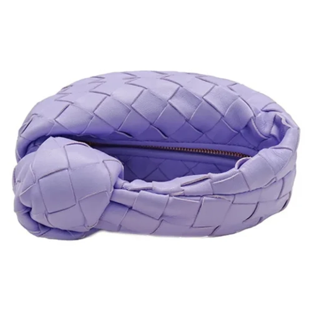 Bottega Veneta Vintage Pre-owned Leather handbags Purple Dames