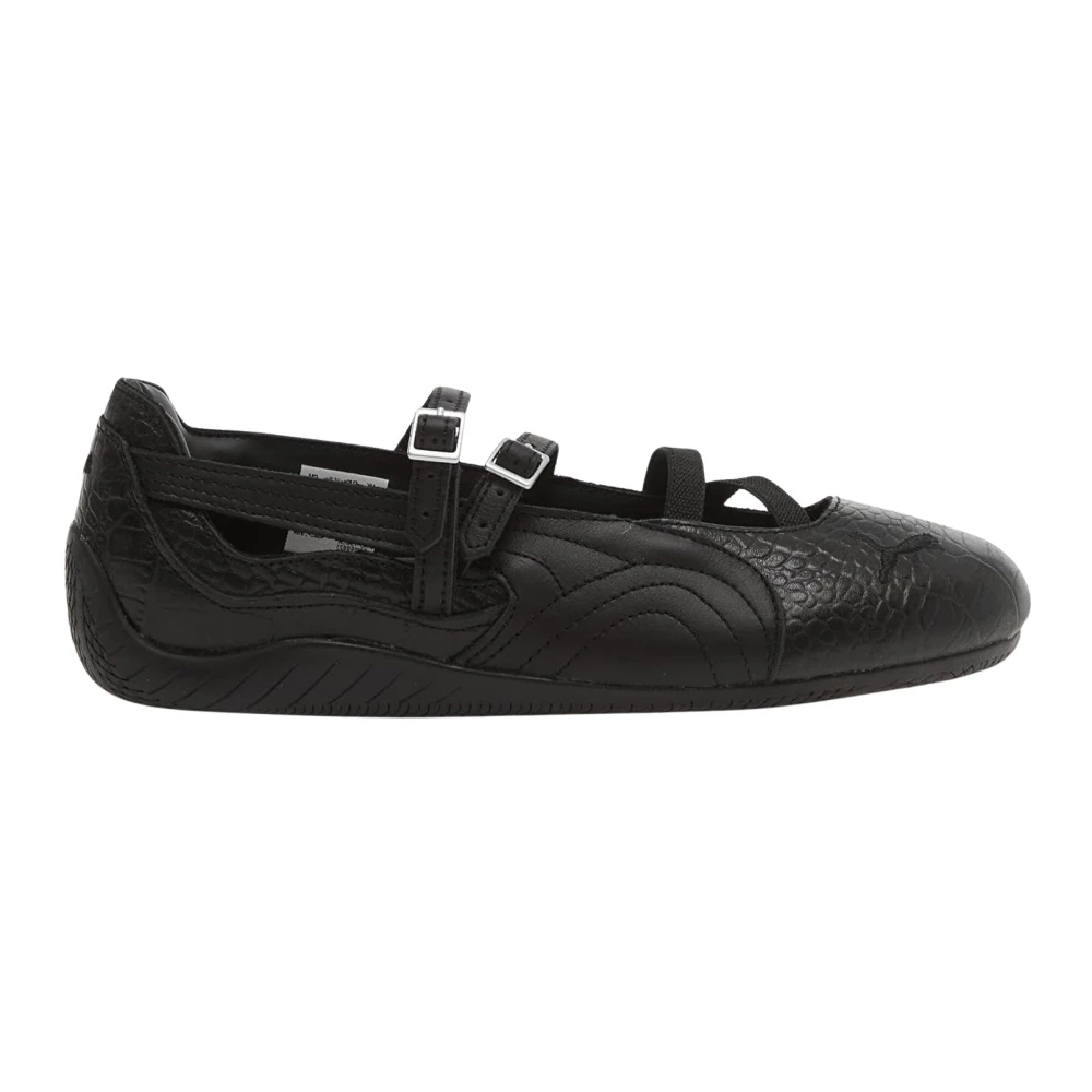 Puma Women's Black Outdoor Shoes, 7 1/2 Uk, Speedcat Ballet Croc