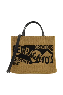 Medium Venna Logo Tote Bag