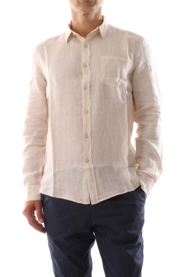 Camicia in lino collo francese