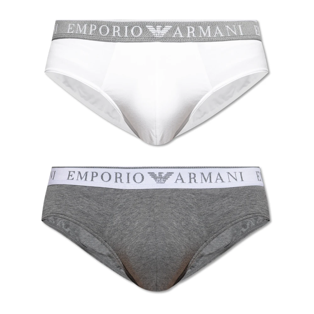Emporio Armani Twee-pack slips Multicolor Heren