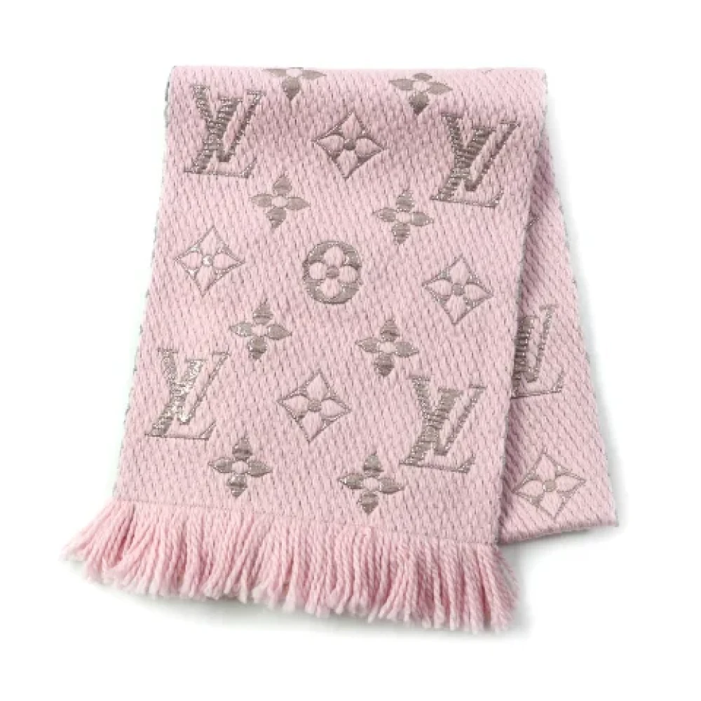 Louis Vuitton Vintage Pre-owned Fabric scarves Pink Dames