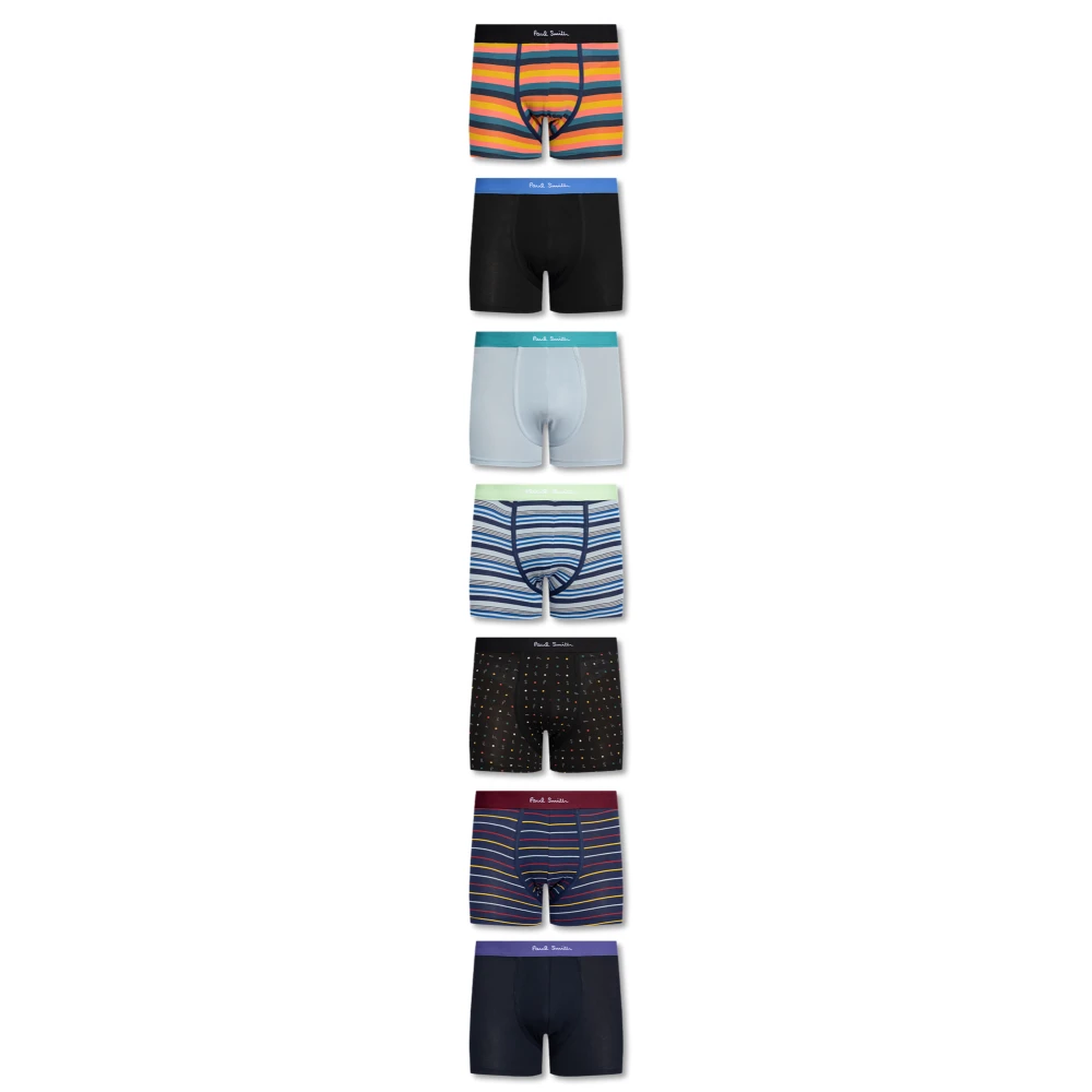 Paul Smith Zeven-Pack Boxershorts Multicolor Heren