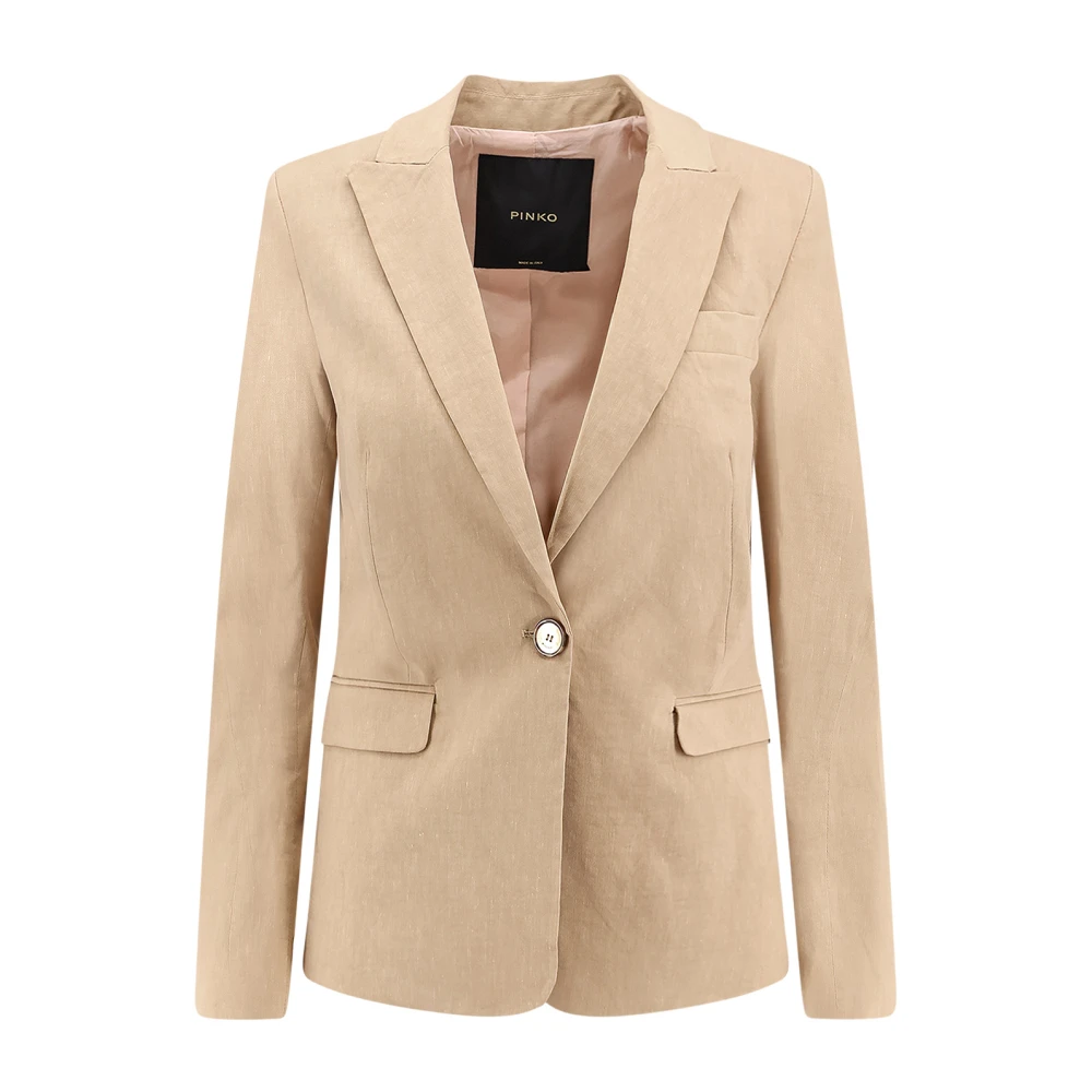 Pinko Femme Beige - Freda Blazer - Vestes - Taille: 36 Fr