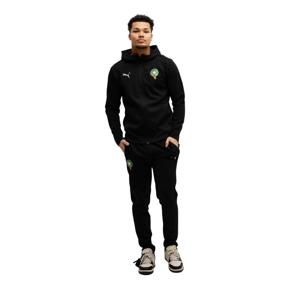 Puma Marokko Teamfinal Casual Trainingspak Zwart 2025 2026 Black Heren