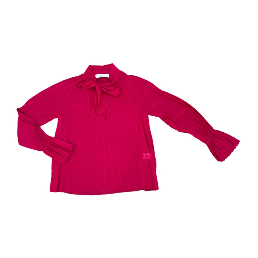 Kaos Damesblouse met Lange Mouwen Synthetisch Materiaal Purple Dames