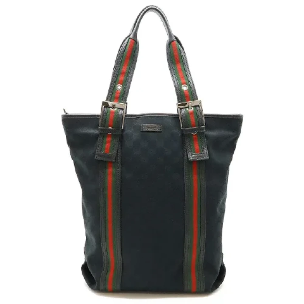 Gucci Vintage Pre-owned Canvas gucci-bags Black Dames