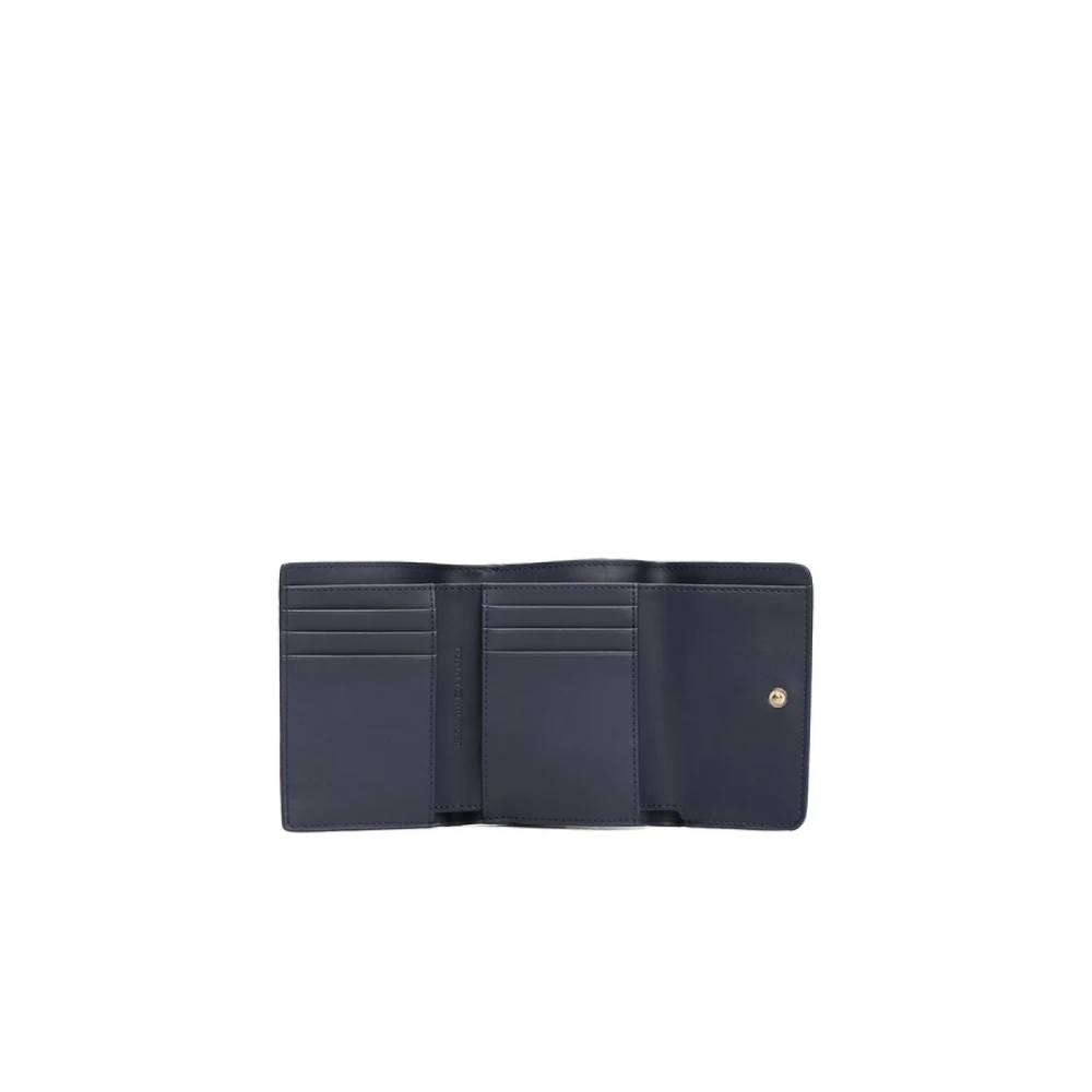 Tommy Hilfiger Monogram Kleine Portemonnee Blauw Logo Blue Dames