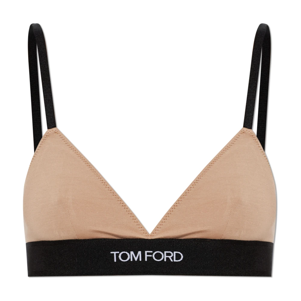Tom Ford Women's Beige Bras, Xs, Modal Signature Bra