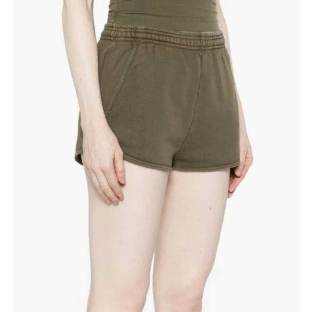 Entire Studios Militaire Micro Shorts Green Dames