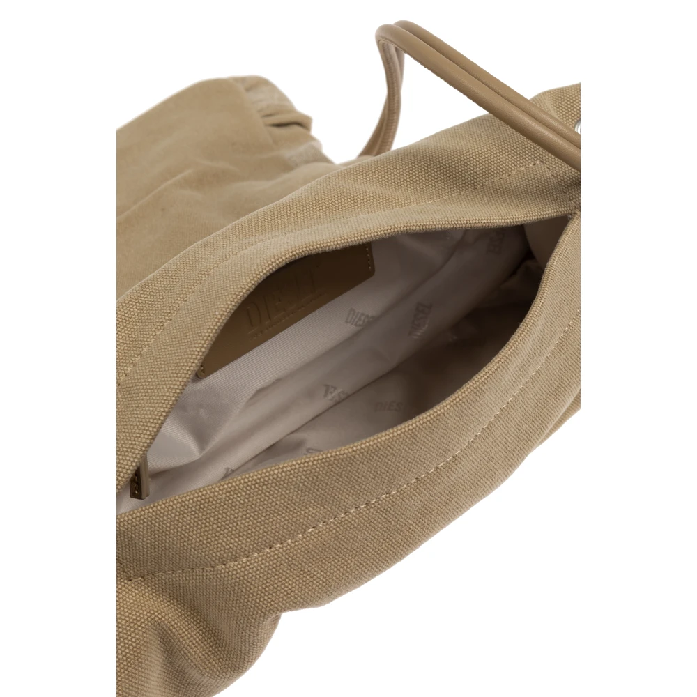 Diesel Schoudertas Scrunch-D Beige Dames