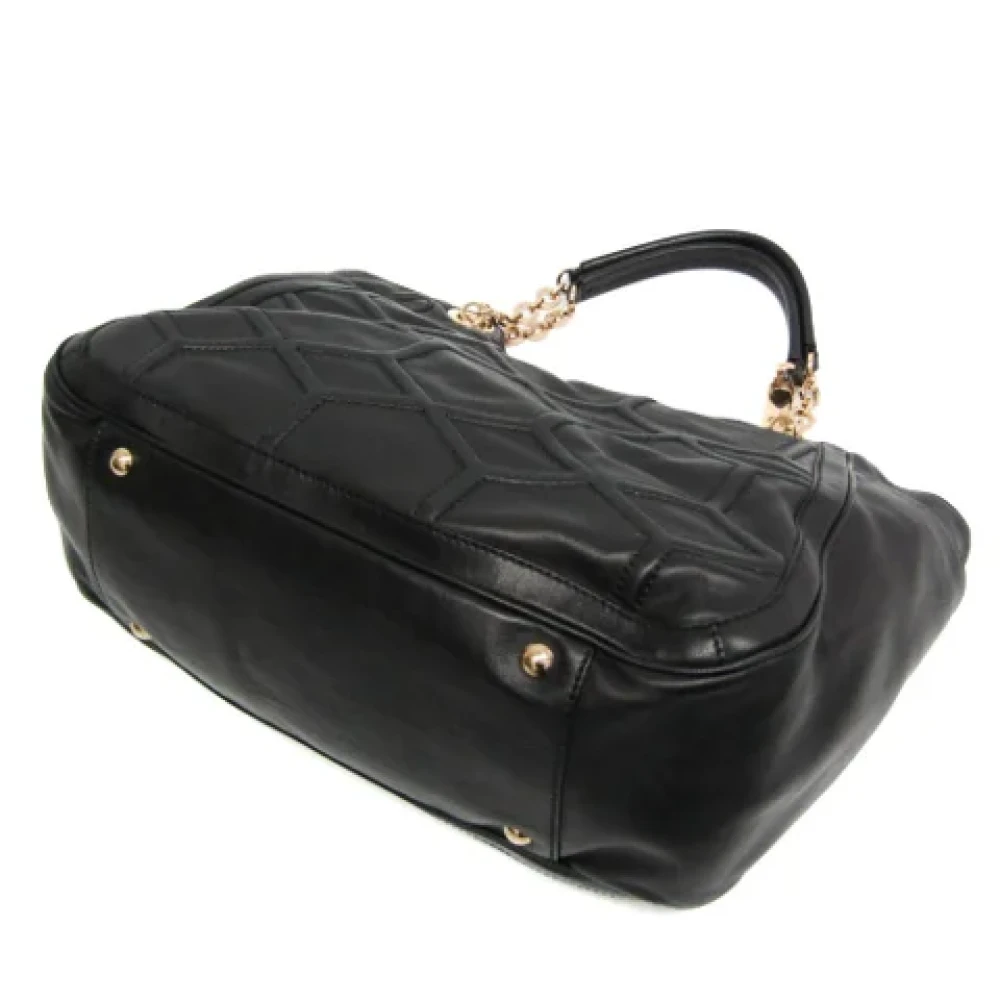 Salvatore Ferragamo Pre-owned Leather totes Black Dames