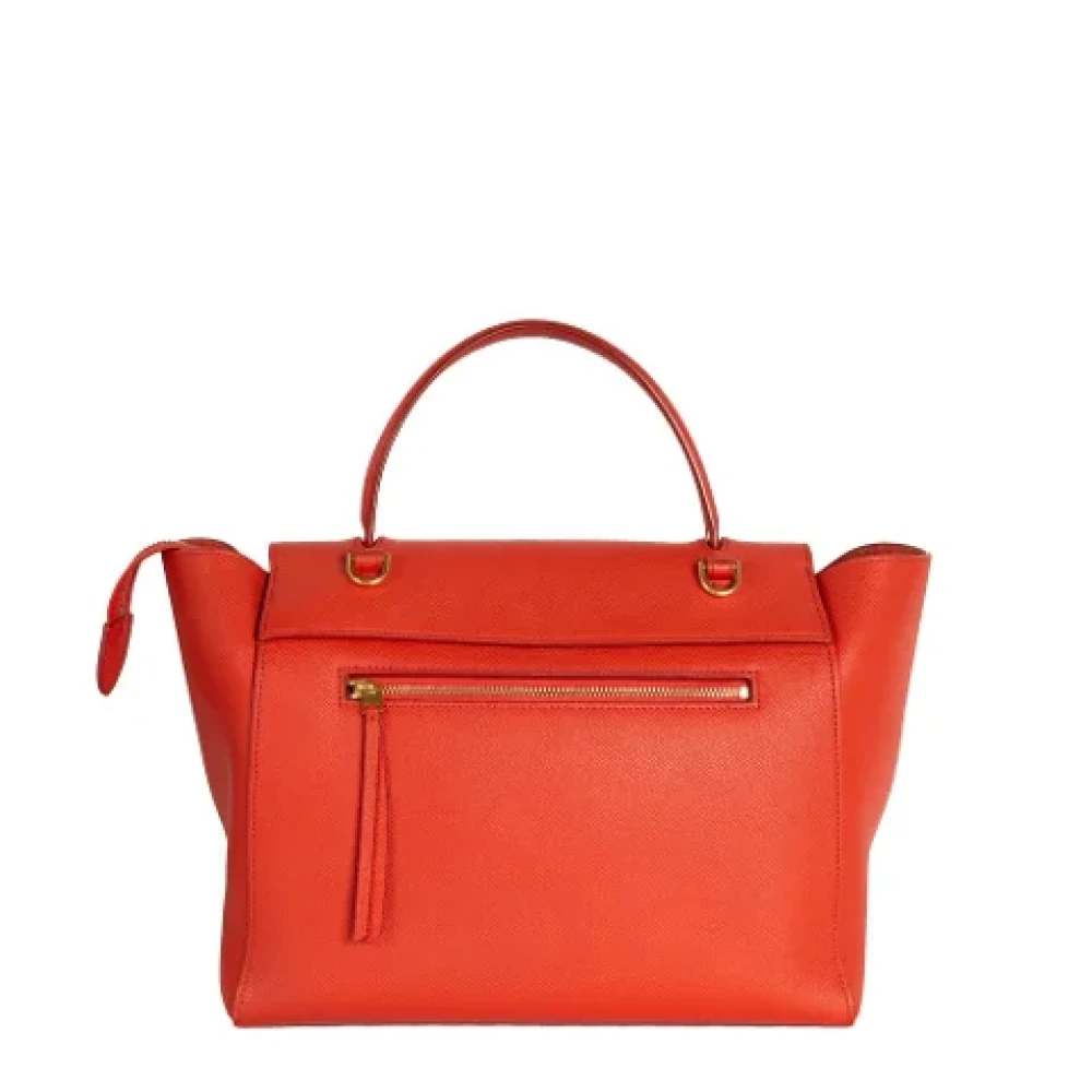 Celine Vintage Pre-owned Leather celine-bags Red Dames