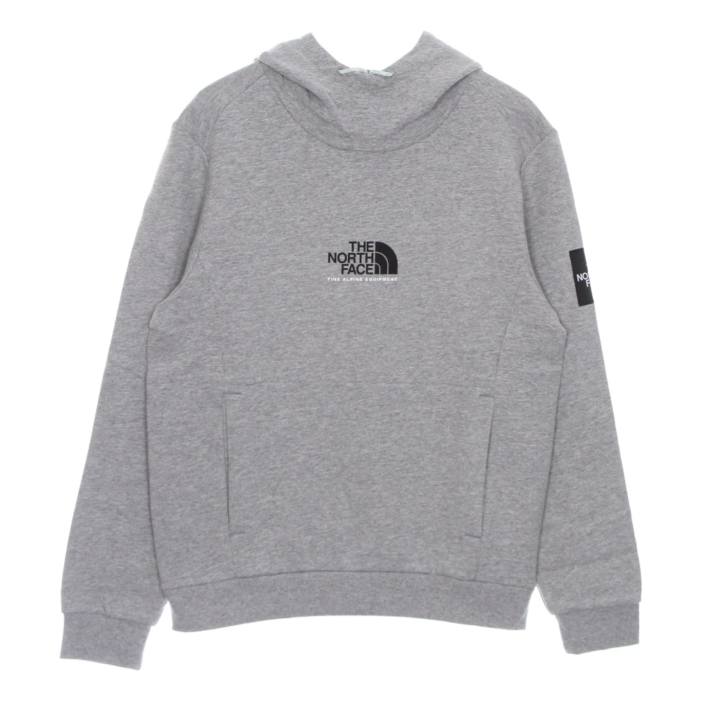 The North Face Lichtgrijze Hoodie met Kangoeroezak Gray Heren