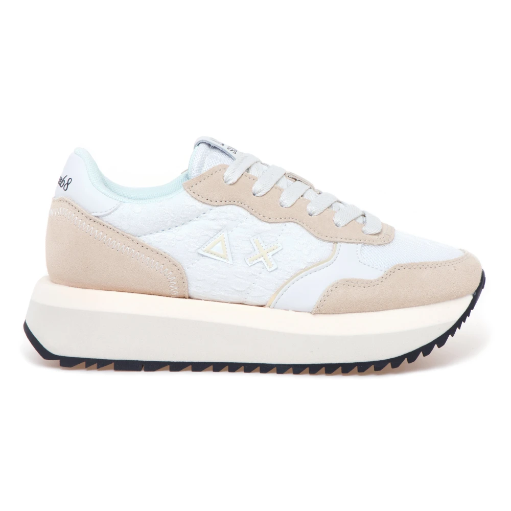 Sun68 Big Ally Flower Dames Schoenen Wit