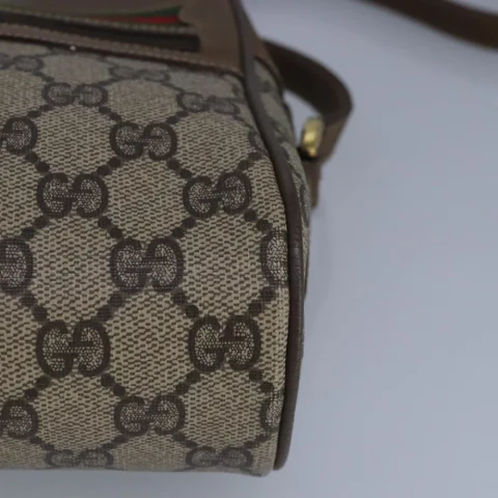 Gucci Vintage Pre-owned Canvas gucci-bags Brown Dames