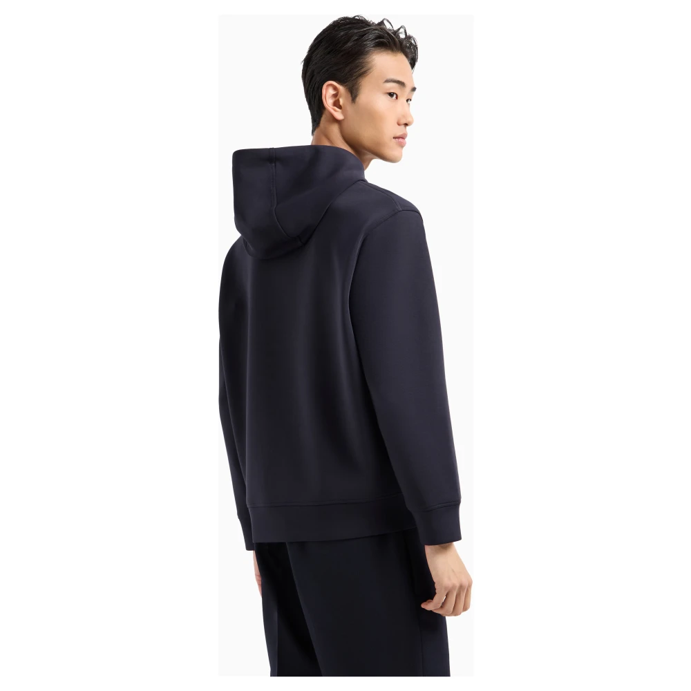 Emporio Armani Blauwe Sweater Collectie Blue Heren