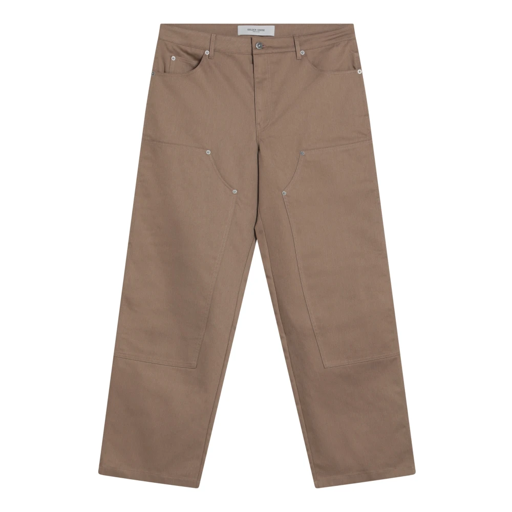 Trousers > Straight Trousers - - Golden Goose - Modalova