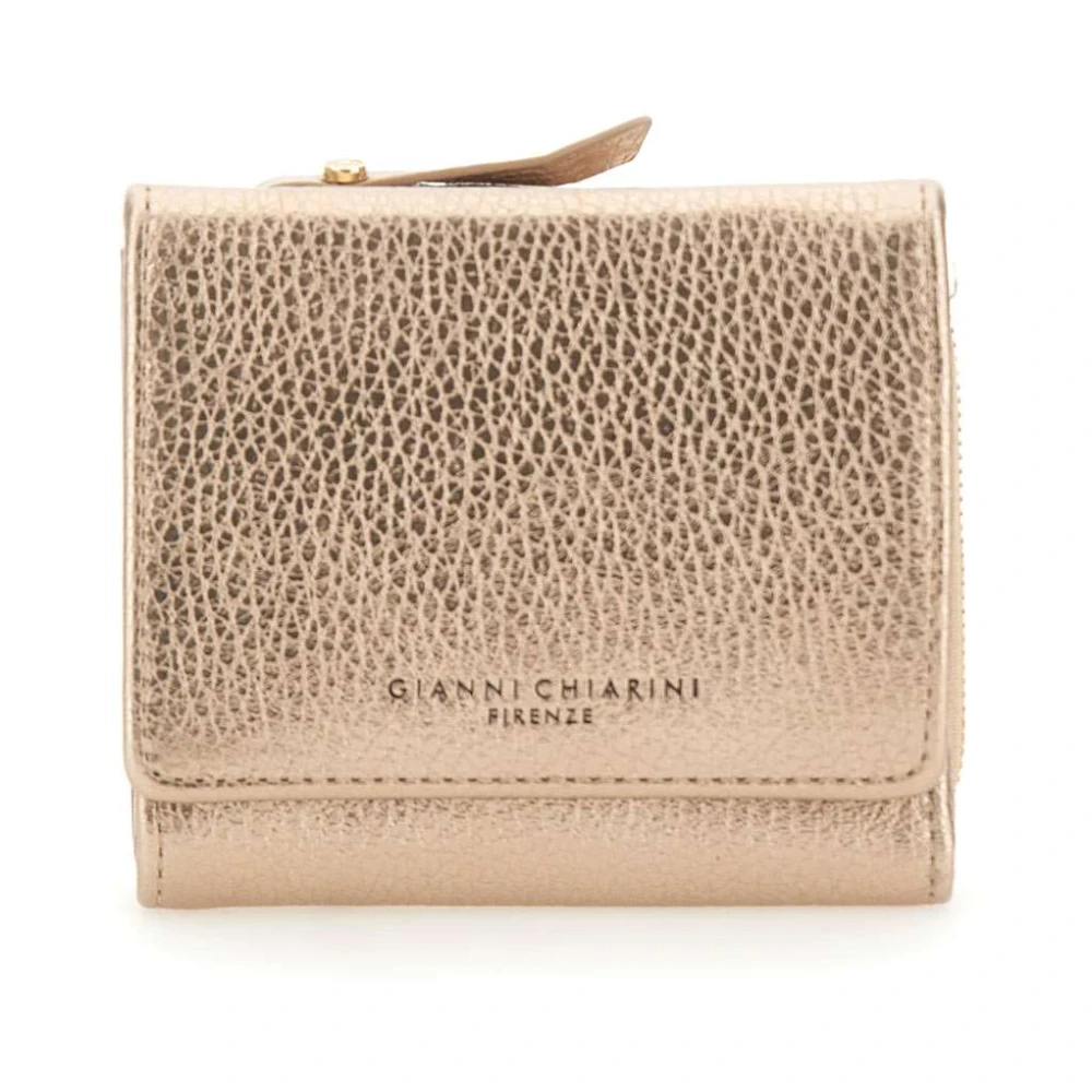 Gianni Chiarini Vrouw Geel Accessoires Dames, One Size, Grain Wallet