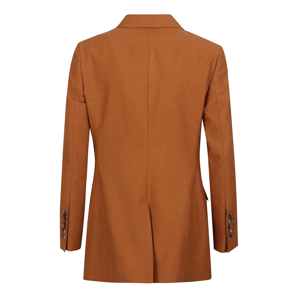 Saulina Katoenmix Jassen Made in Italy Brown Dames