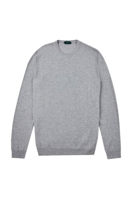 grey-melange-cotton-crepe-round-neck-jersey