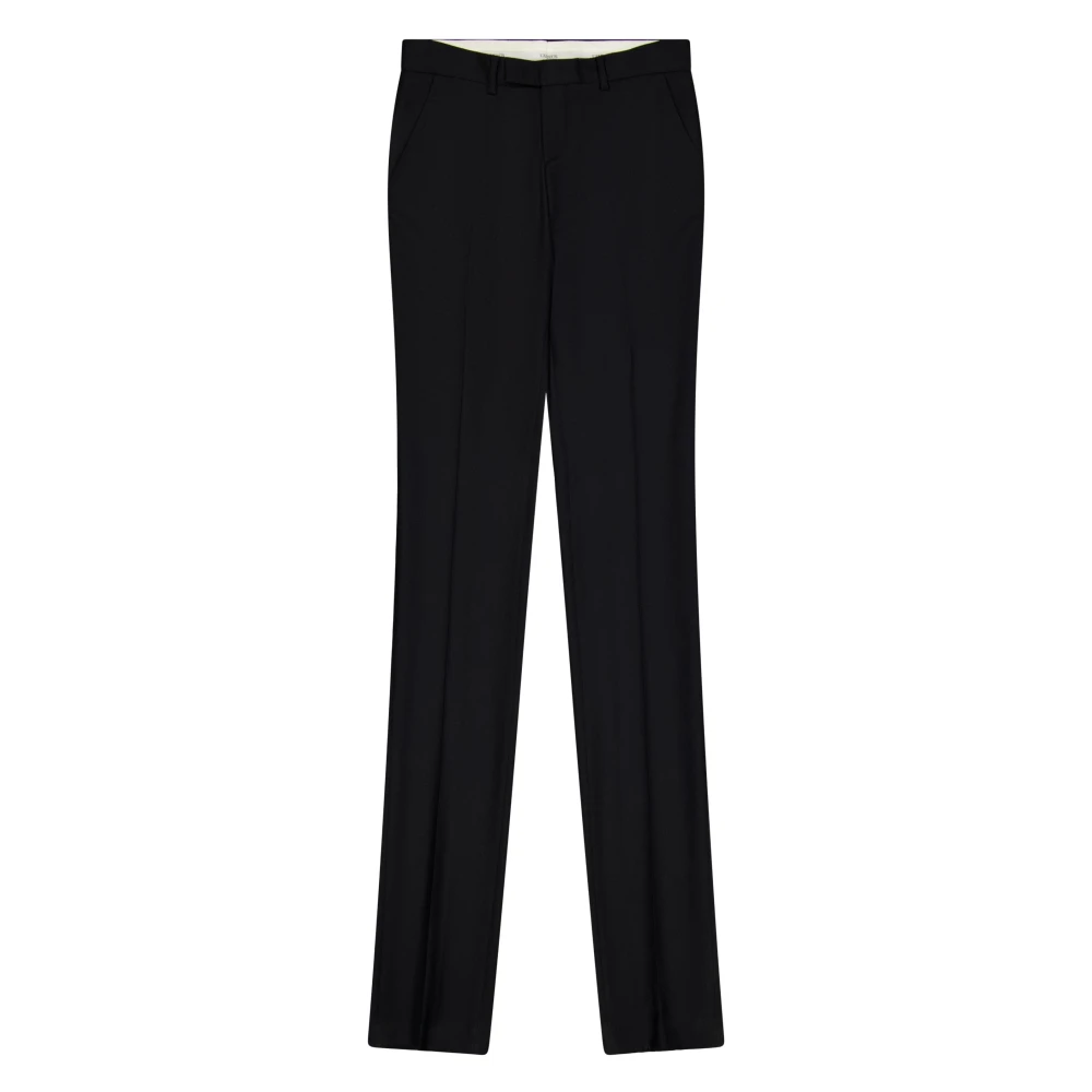 Laneus Slim Fit Wol Sigaret Broek Black Dames
