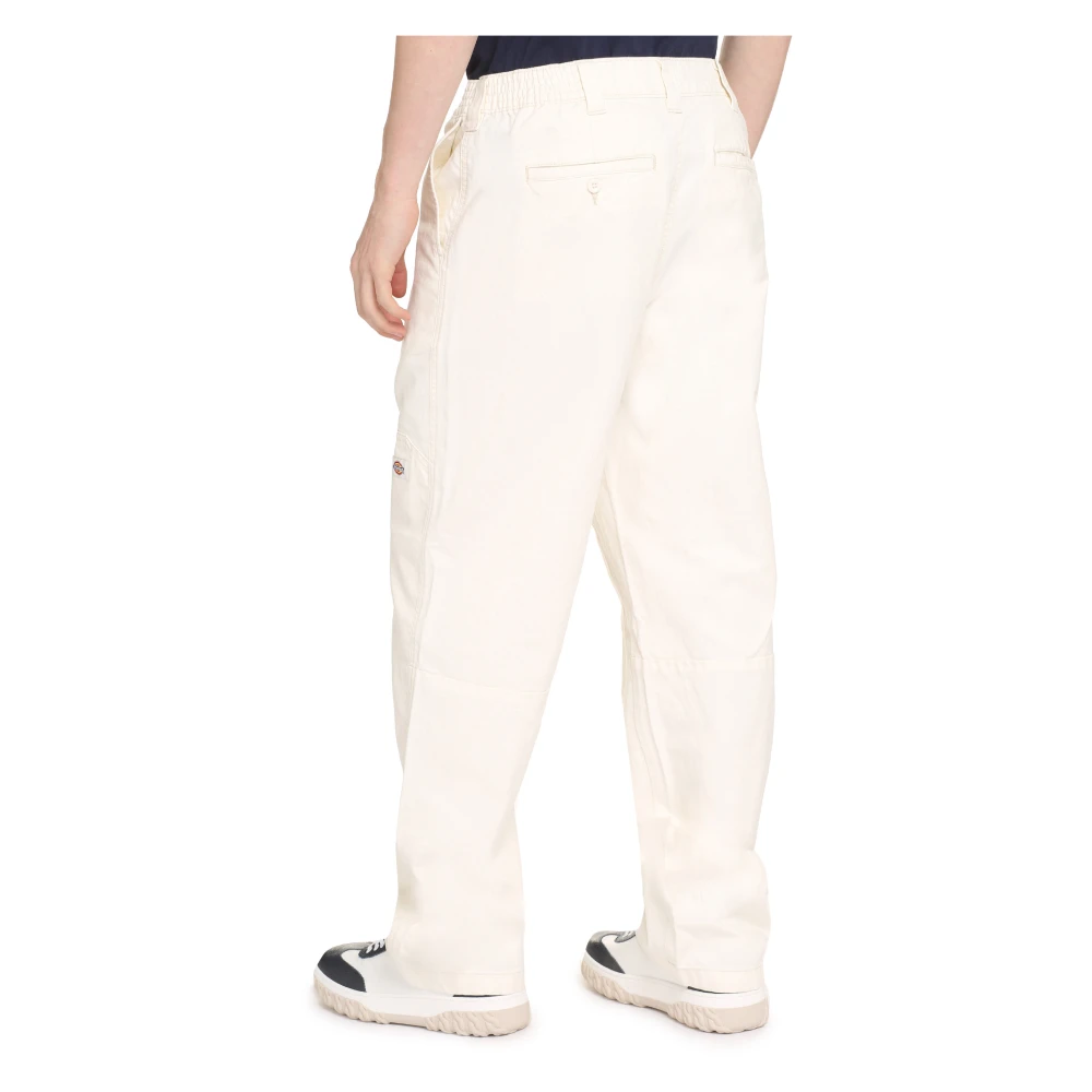 Dickies Katoenen broek met zakken Beige Heren