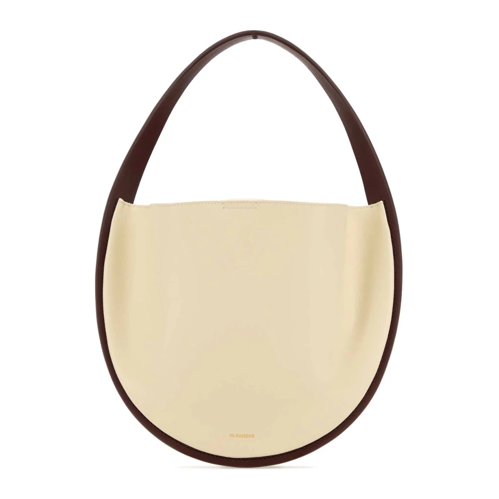 Jil Sander Women's White Pivot Shoulder Bag - Handbags - One Size - Bags