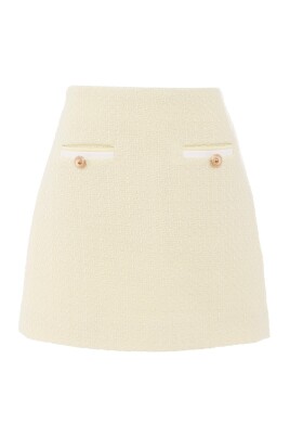 yellow-boucle-skirt-with-gold-buttons