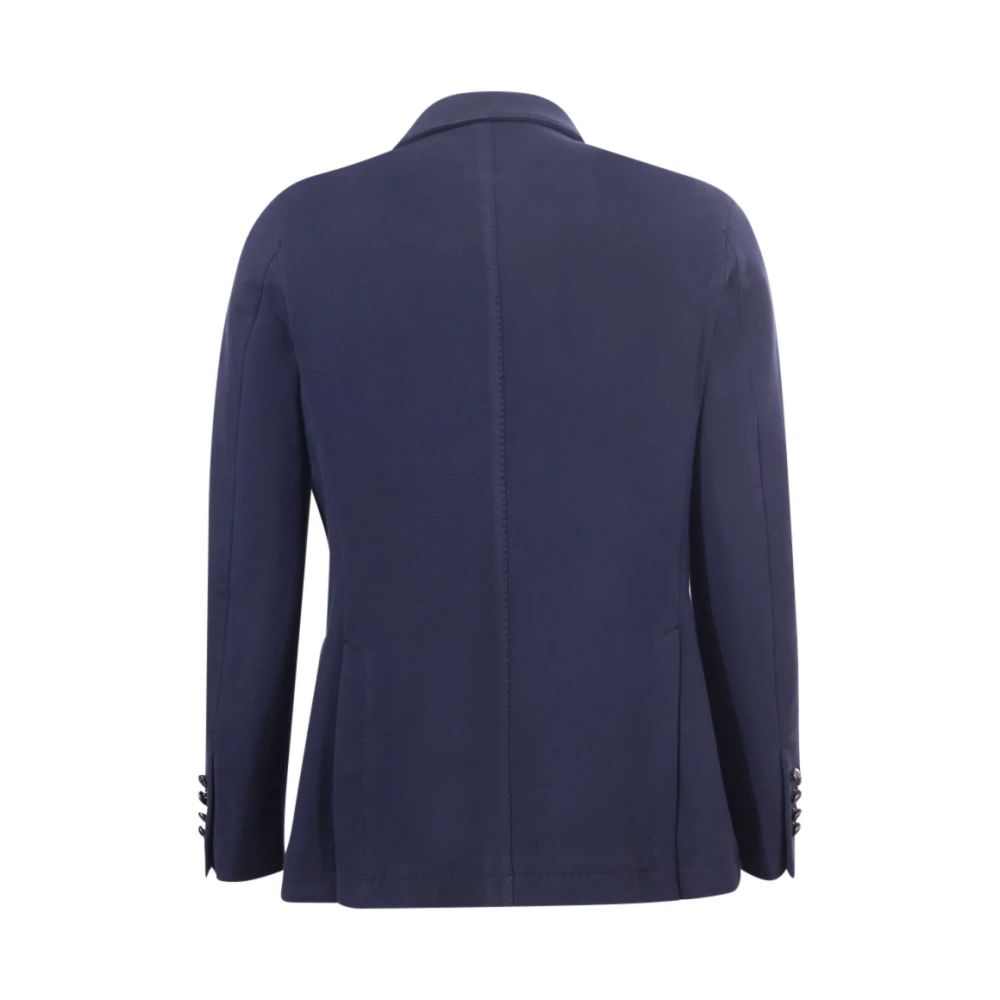 Circolo 1901 Blauw Peak Revers Jas Regular Fit Blue Heren