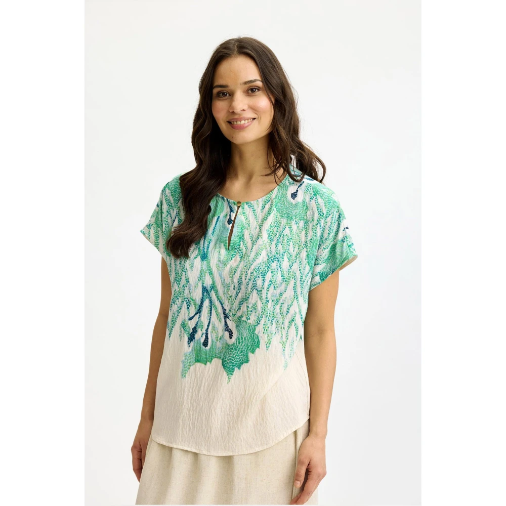 In Front Donna Verde - Tunics - Blouses & Shirts - Xl
