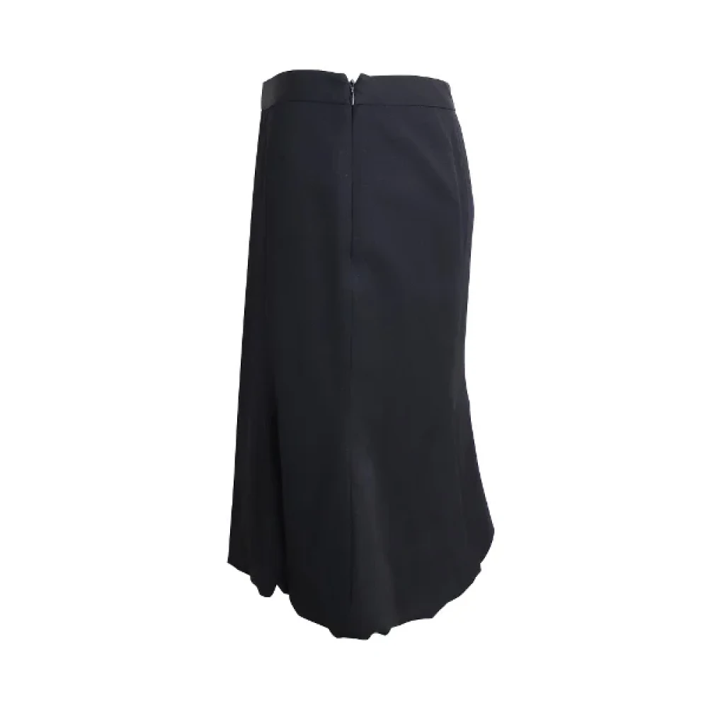 Moschino Pre-Owned Pre-owned Wool bottoms Black Dames